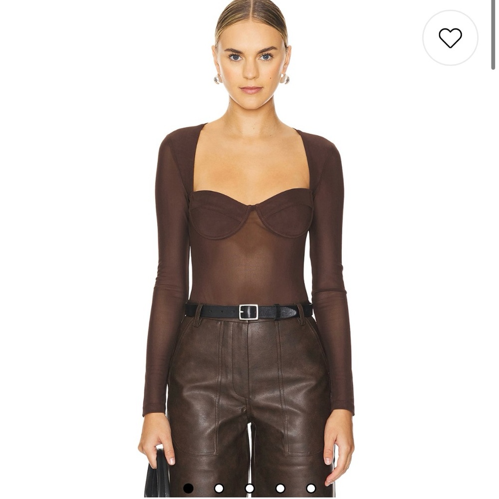 NWT Carter Mesh Bodysuit in Chocolate
Bardot size Large